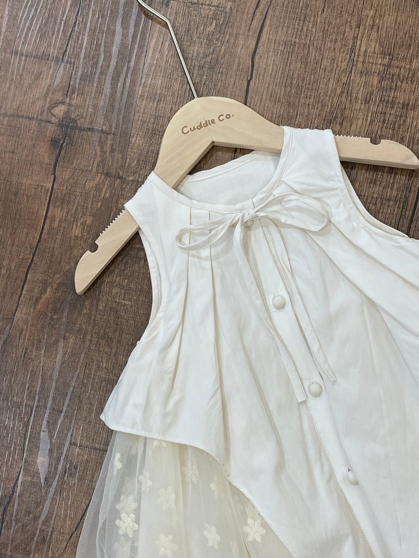Mesh Embroidery Dress
